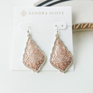 Kendra Scott Addie Rose Gold Filigree Mix Earrings